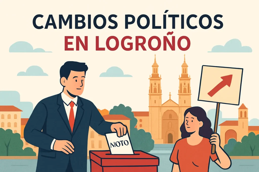 cambios políticos en Logroño