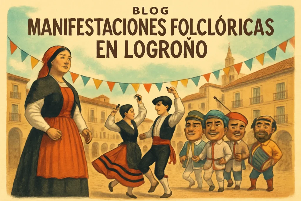 manifestaciones folclóricas en Logroño