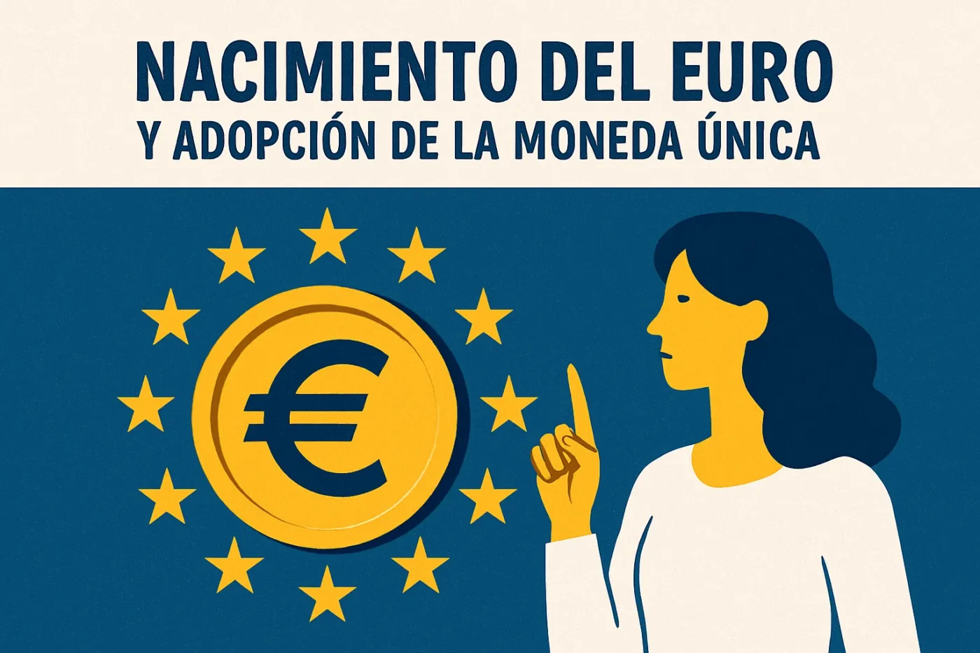 Nacimiento del euro y adopción de la moneda única