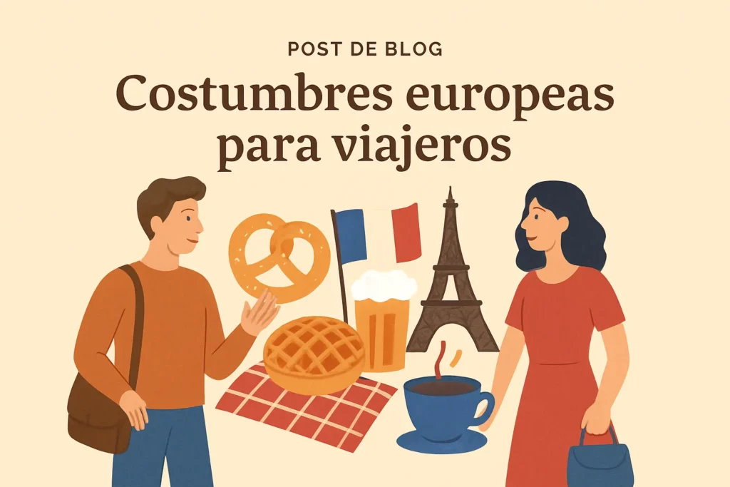 costumbres europeas para viajeros
