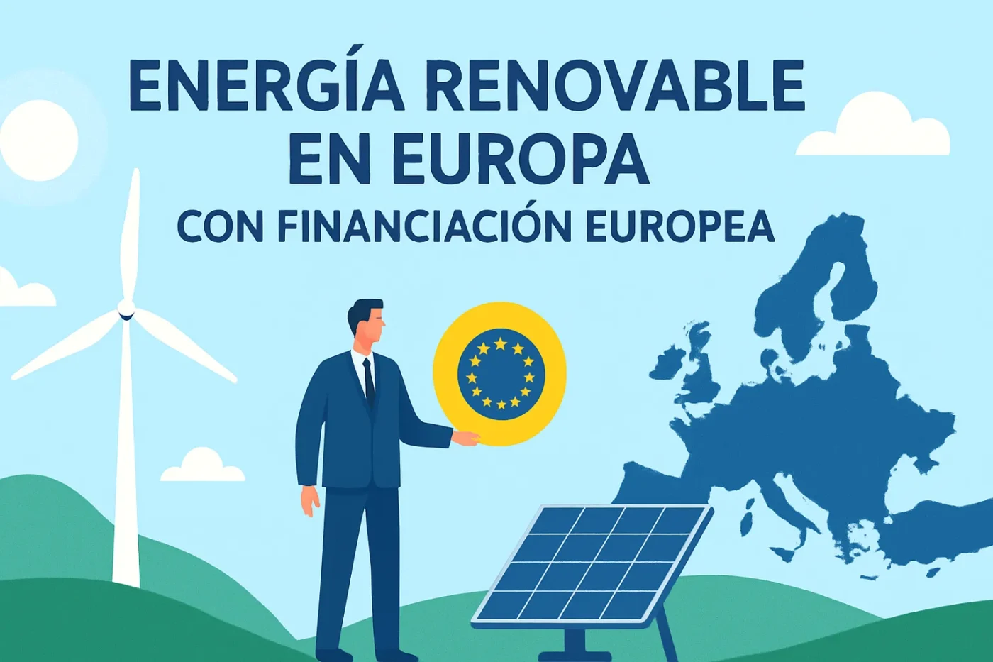 energía renovable en Europa con financiación europea