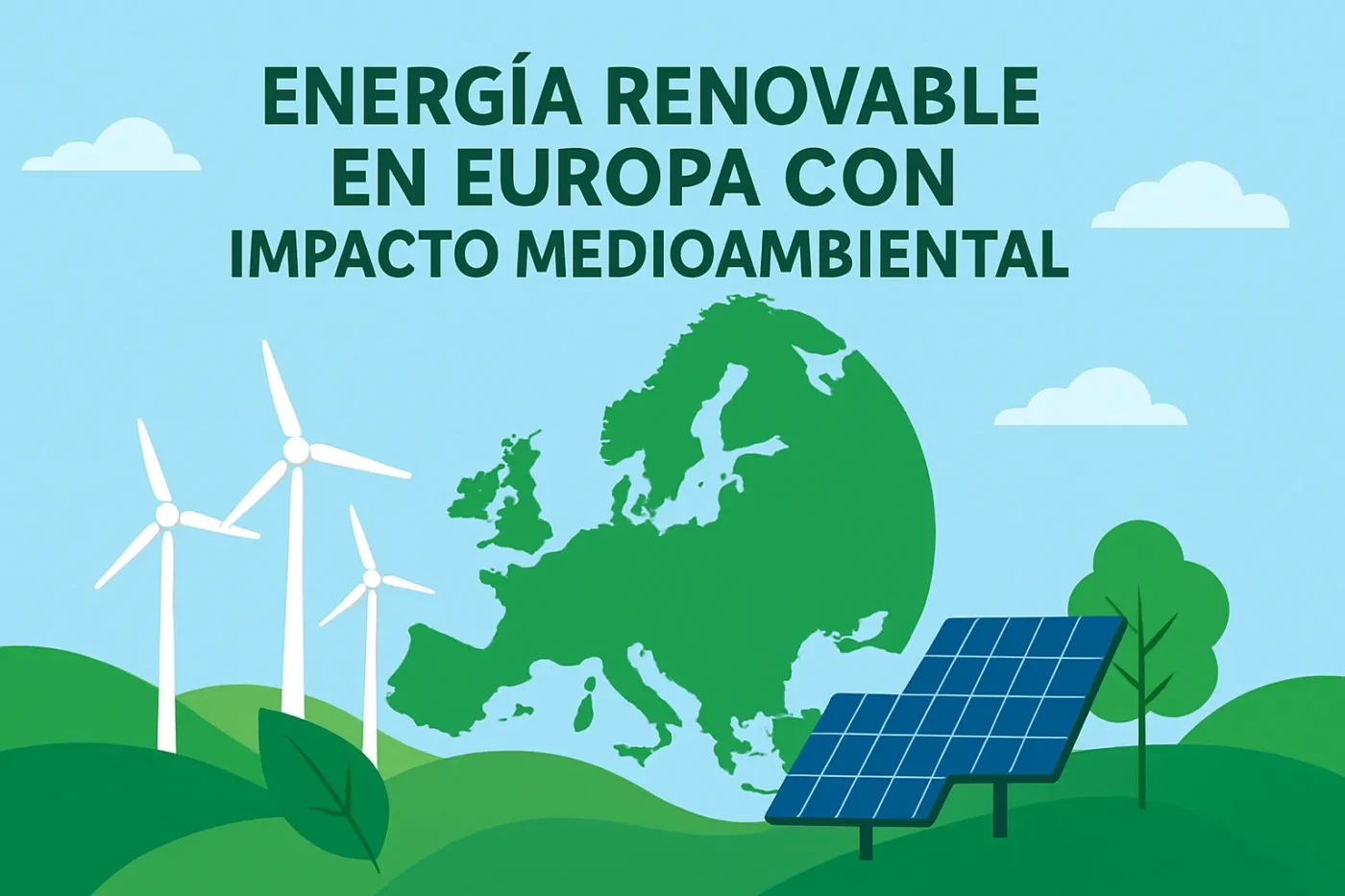 energía renovable en Europa con impacto medioambiental