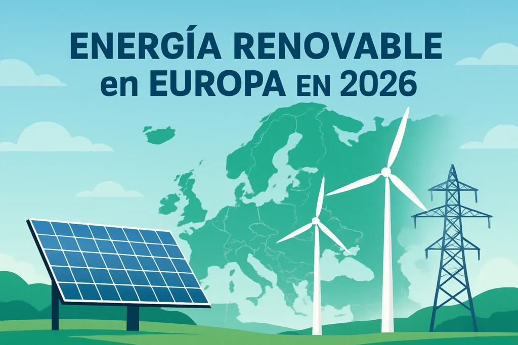 energía renovable en Europa en 2026