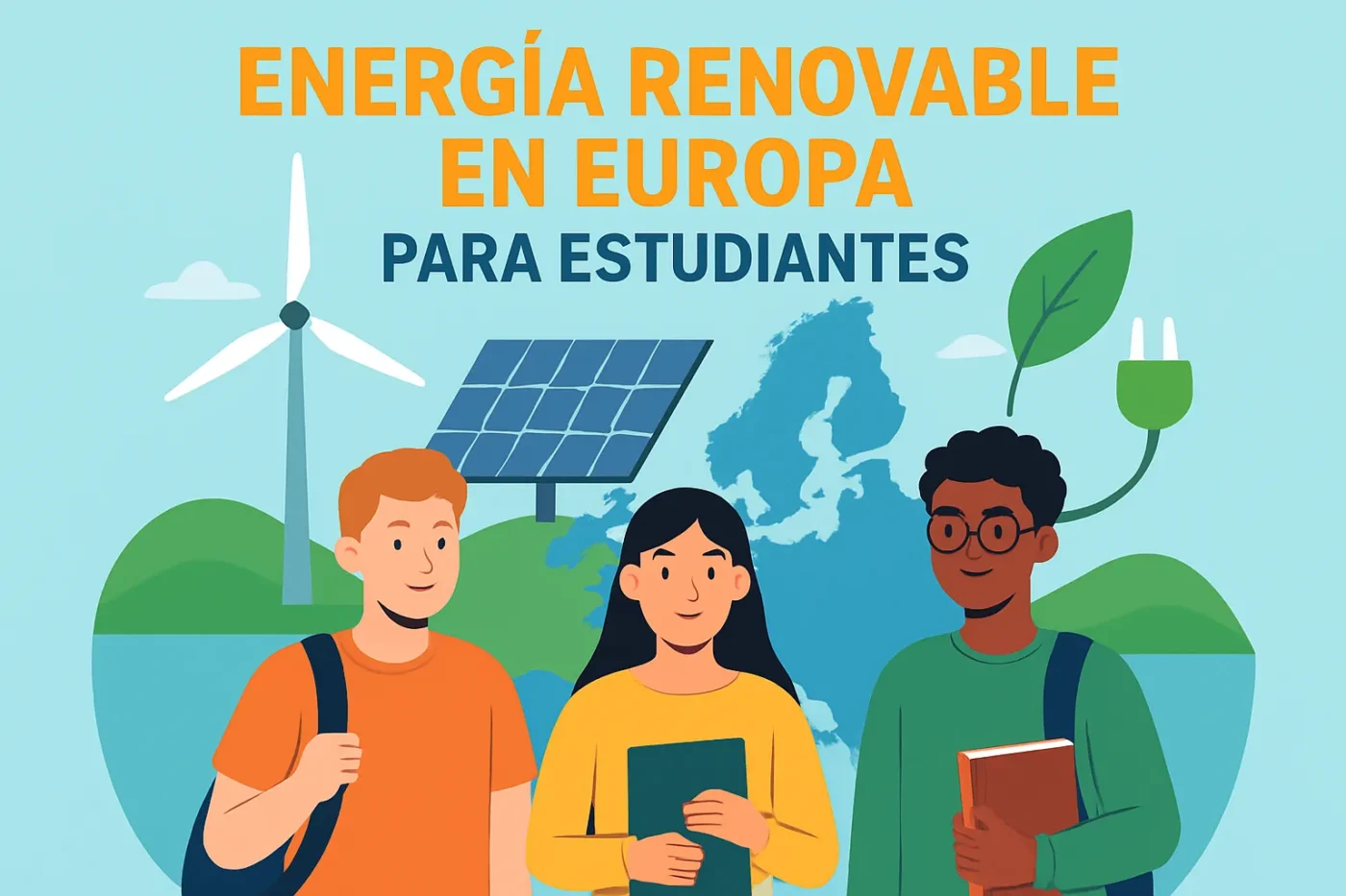 energía renovable en Europa para estudiantes
