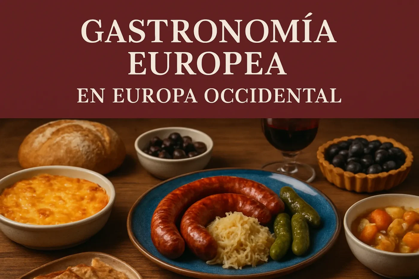 gastronomía europea en Europa Occidental