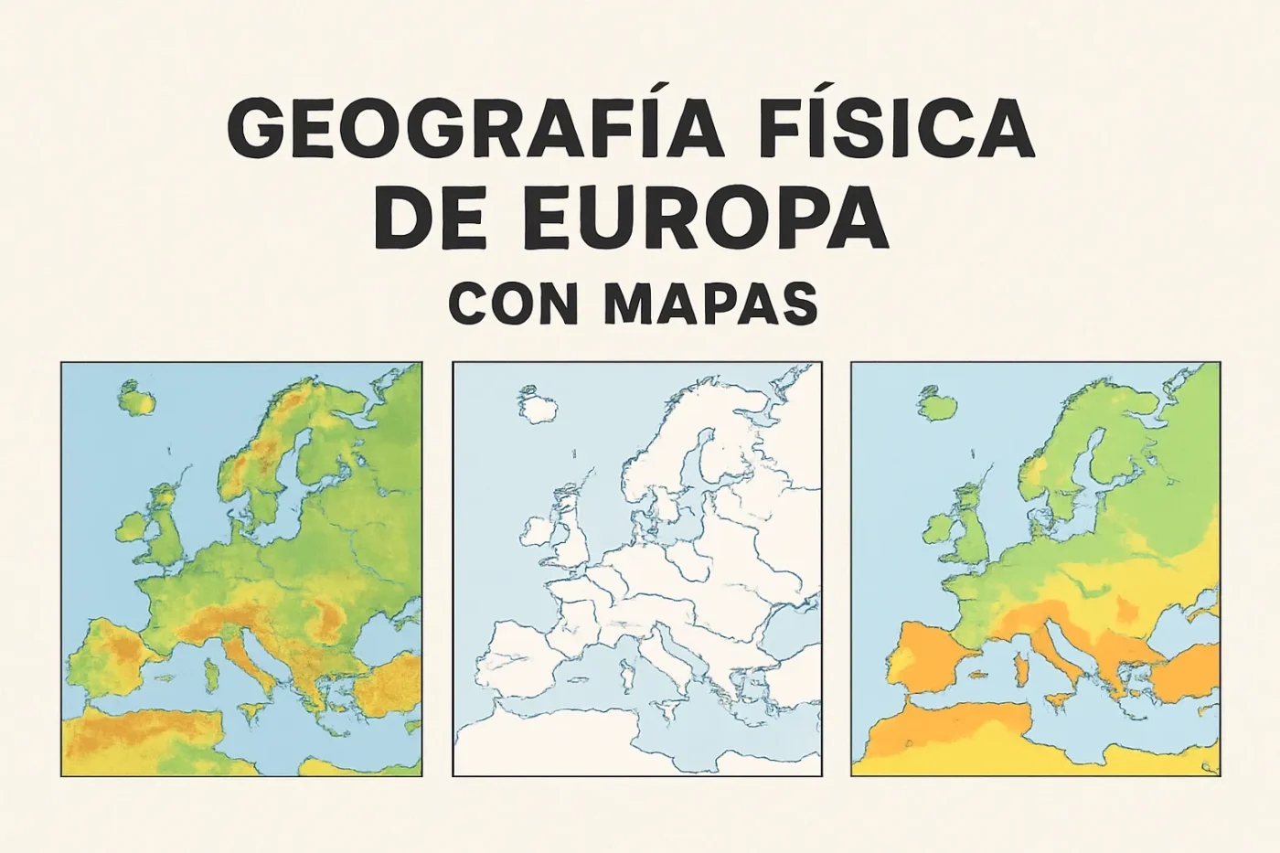 geografia-fisica-de-Europa-con-mapas - Europa News 24h geografía física de Europa con mapas