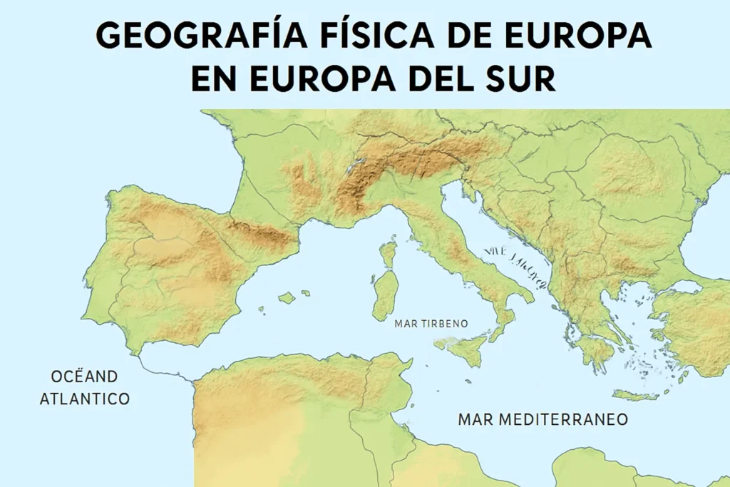 geografía física de Europa en Europa del Sur