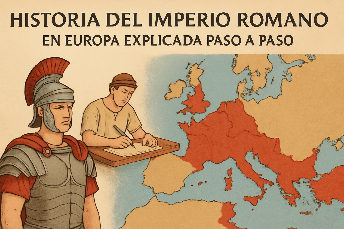 historia del Imperio Romano en Europa explicada paso a paso