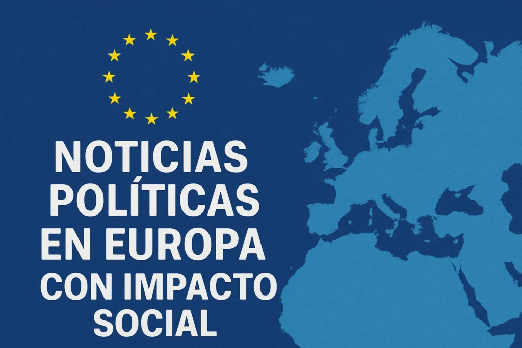 noticias políticas en Europa con impacto social