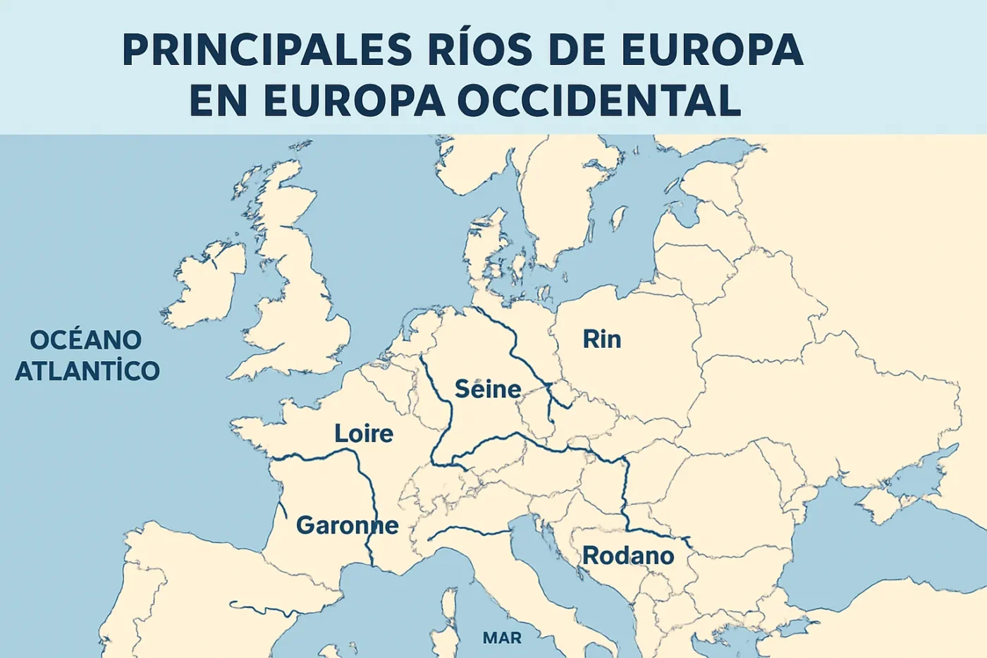 principales-rios-de-Europa-en-Europa-Occidental - Europa News 24h principales ríos de Europa en Europa Occidental