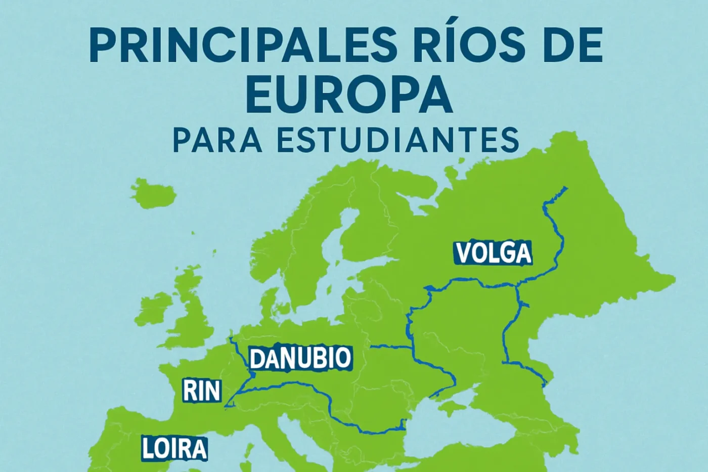 principales-rios-de-Europa-para-estudiantes - Europa News 24h principales ríos de Europa para estudiantes