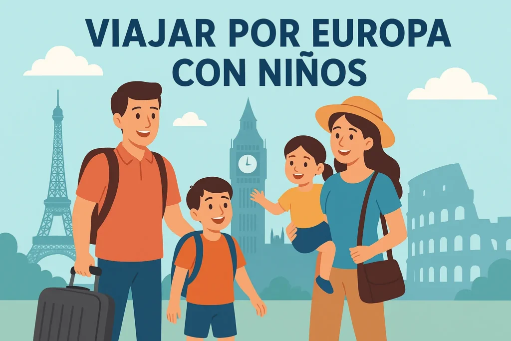 viajar por Europa con niños