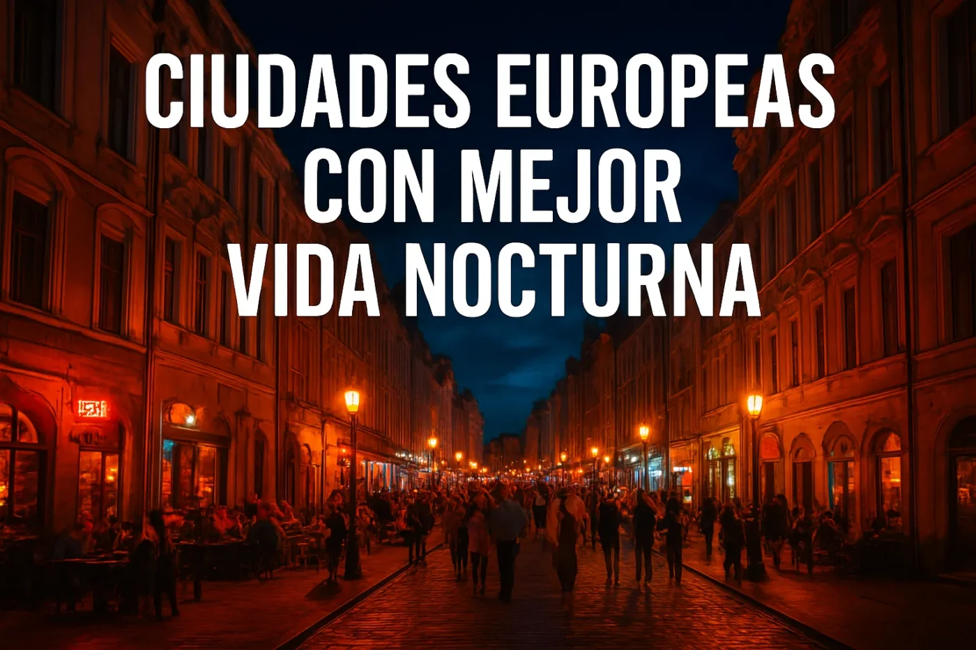 Ciudades europeas con mejor vida nocturna