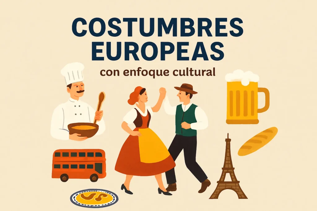 costumbres europeas con enfoque cultural