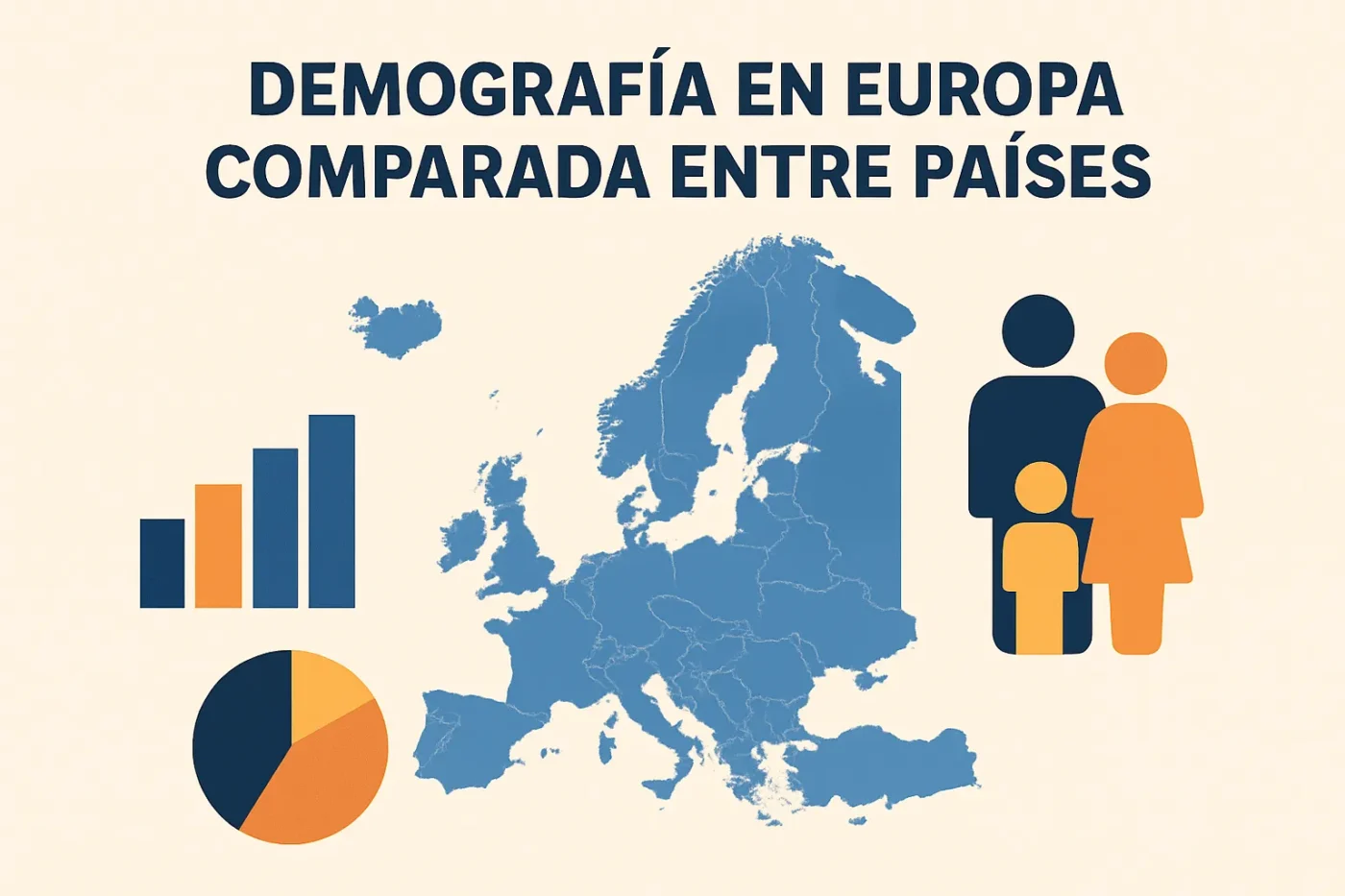 demografía en Europa comparada entre países