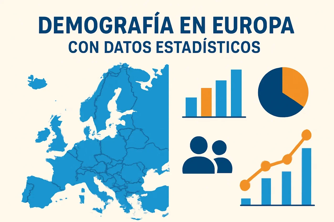 demografía en Europa con datos estadísticos