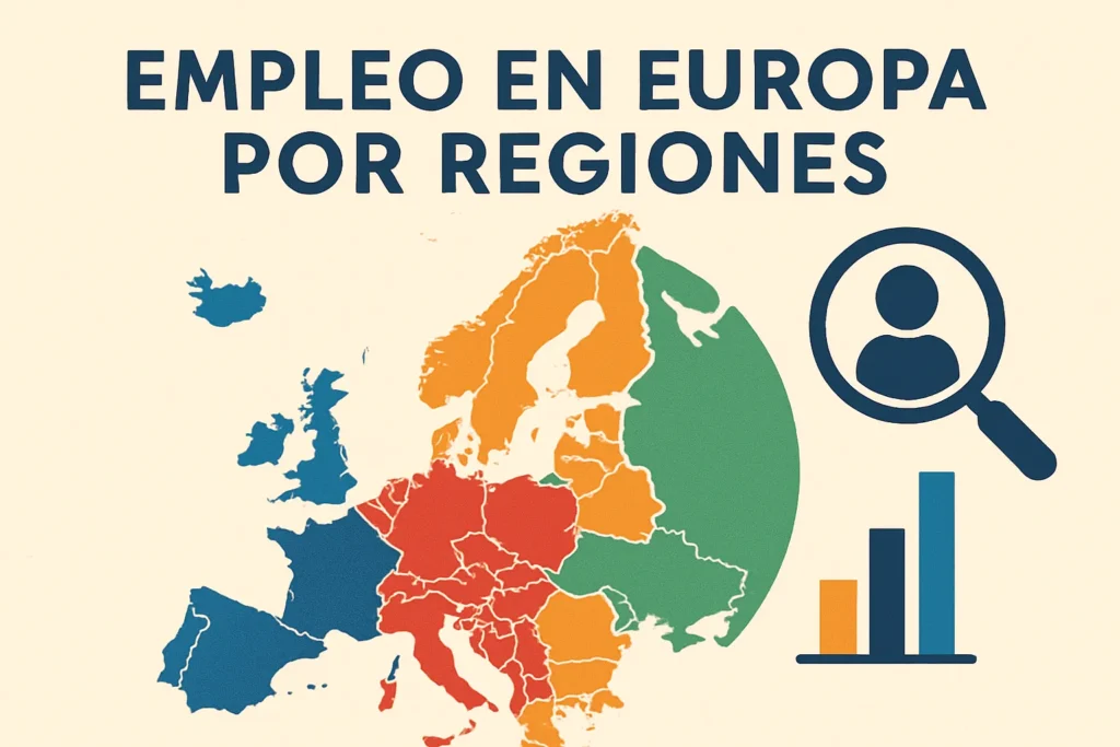 empleo en Europa por regiones