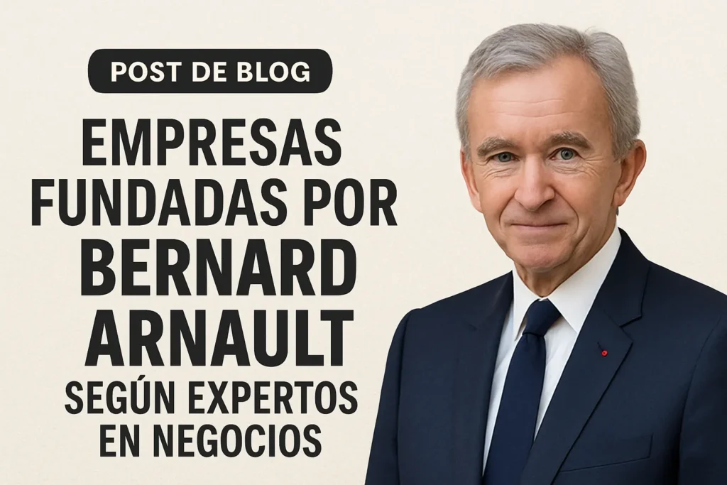 empresas fundadas por Bernard Arnault según expertos en negocios