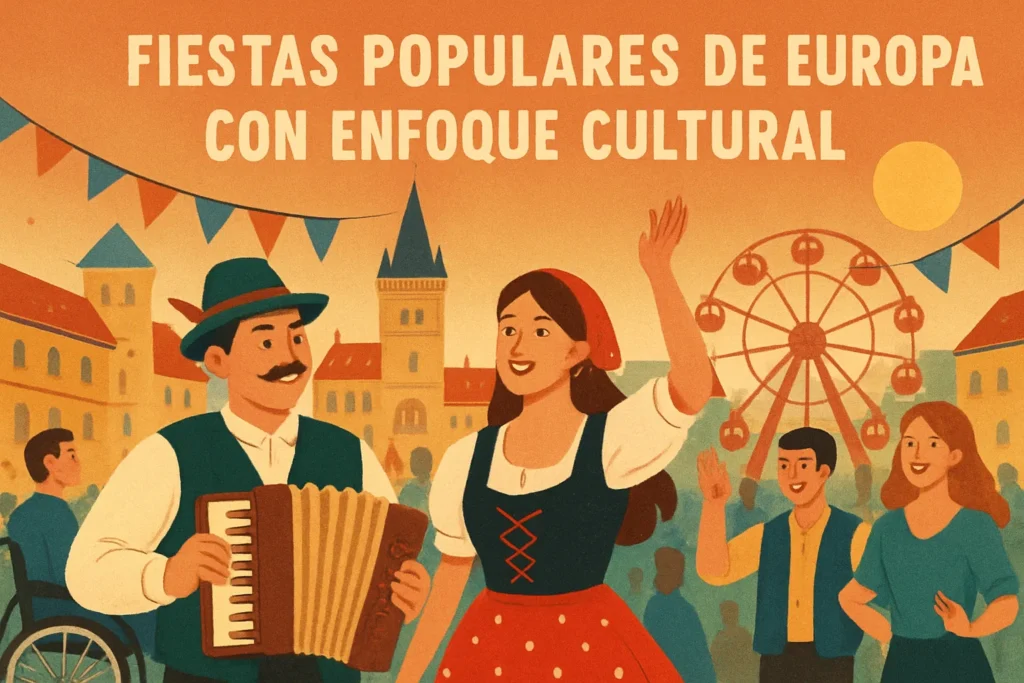 fiestas populares de Europa con enfoque cultural