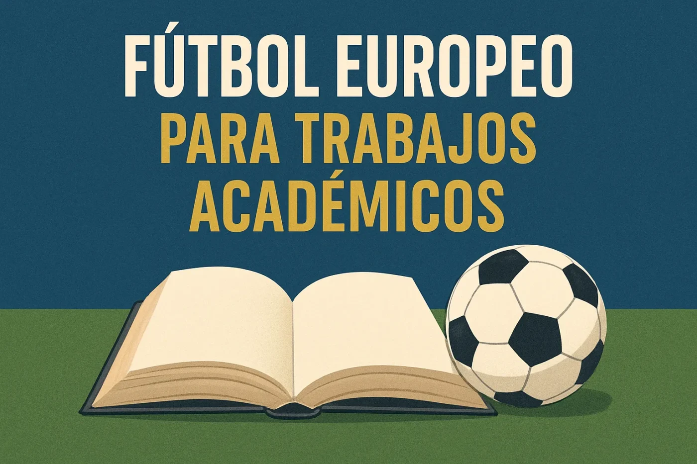 fútbol europeo para trabajos académicos