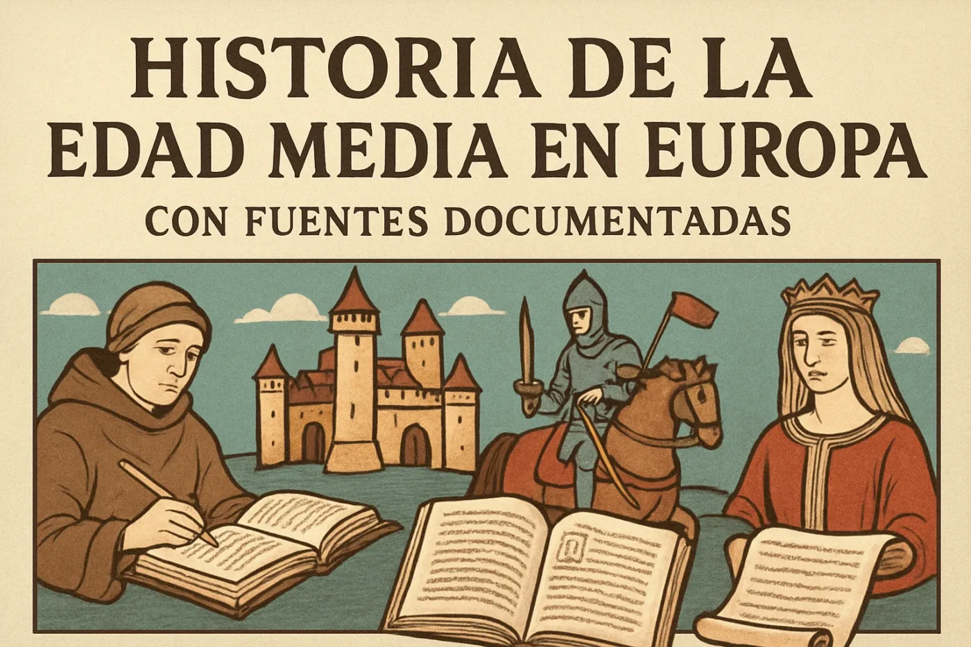 historia de la Edad Media en Europa con fuentes documentadas