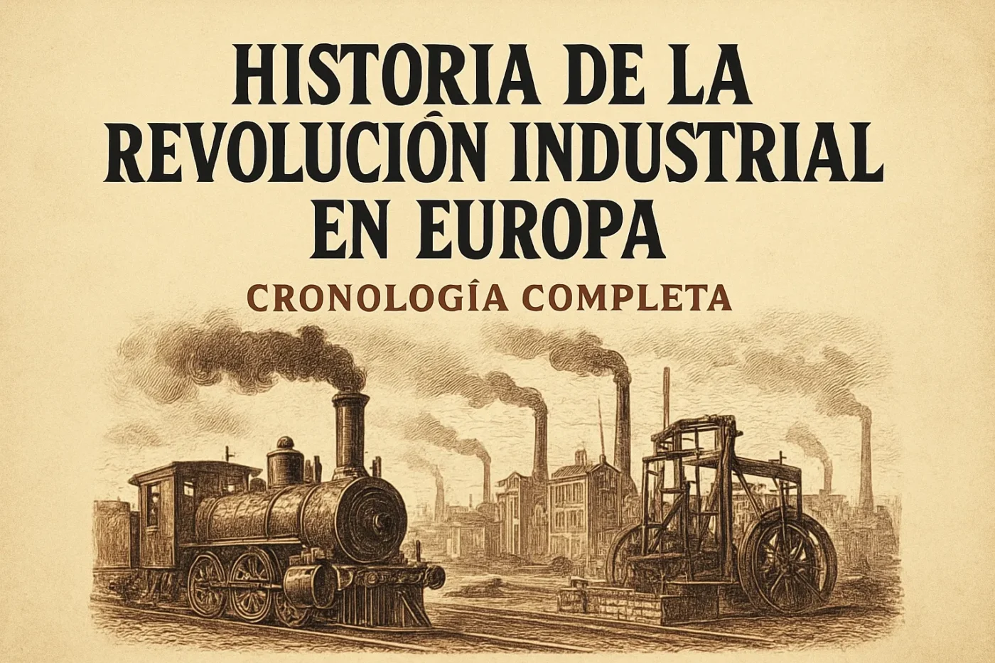 historia-de-la-Revolucion-Industrial-en-Europa-con-cronologia-completa - Europa News 24h historia de la Revolución Industrial en Europa con cronología completa