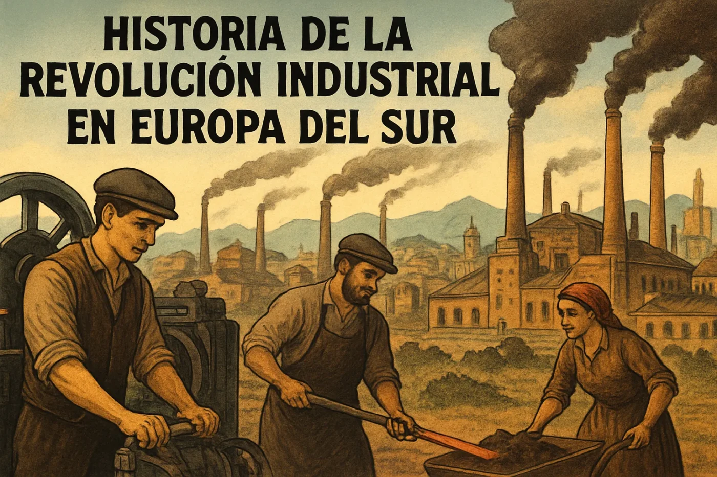 historia de la Revolución Industrial en Europa en Europa del Sur