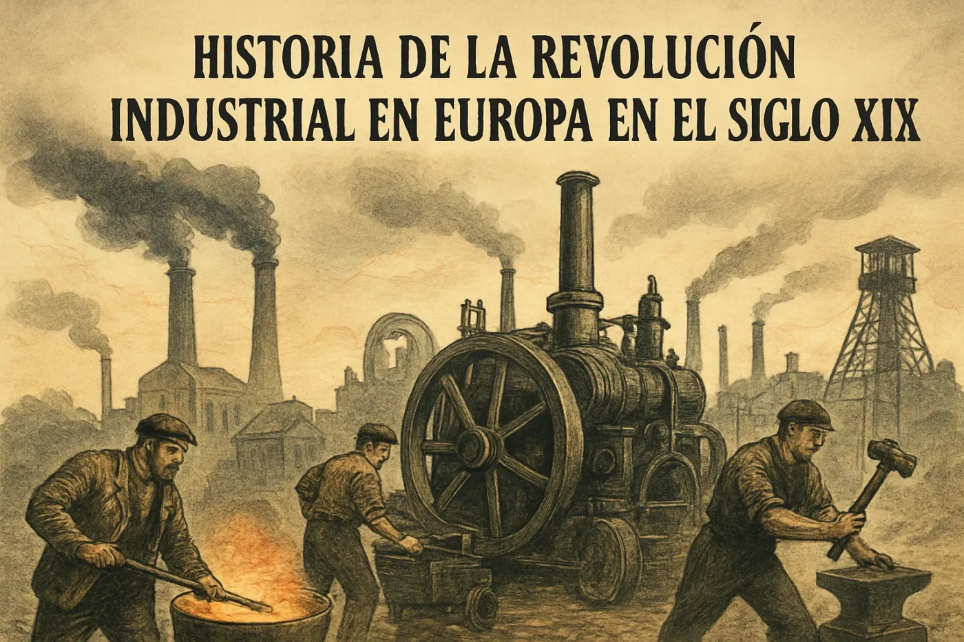 historia-de-la-Revolucion-Industrial-en-Europa-en-el-siglo-XIX - Europa News 24h historia de la Revolución Industrial en Europa en el siglo XIX