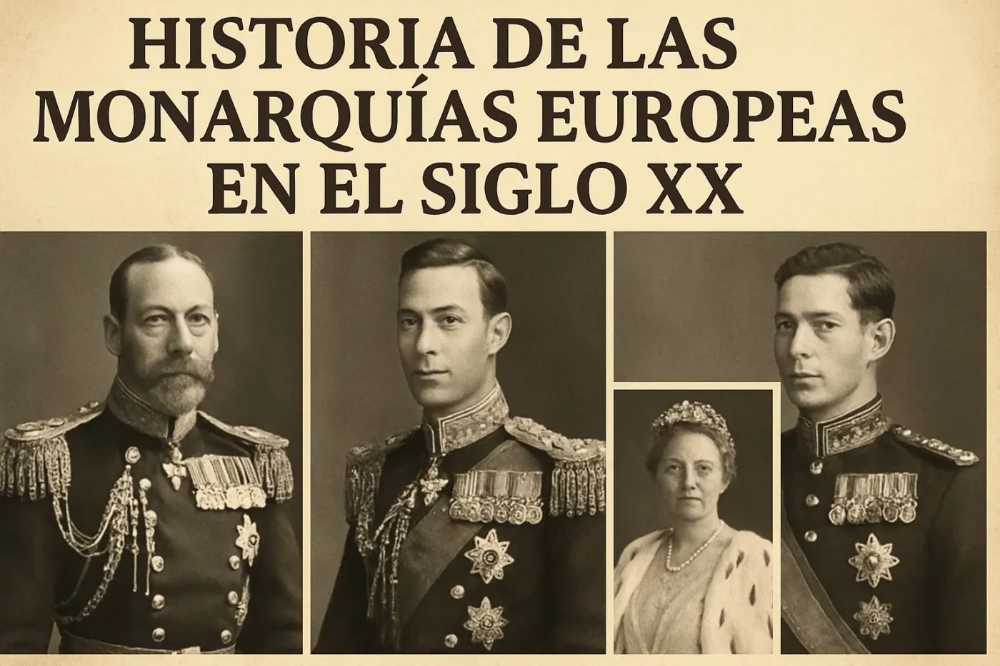 historia de las monarquías europeas en el siglo XX