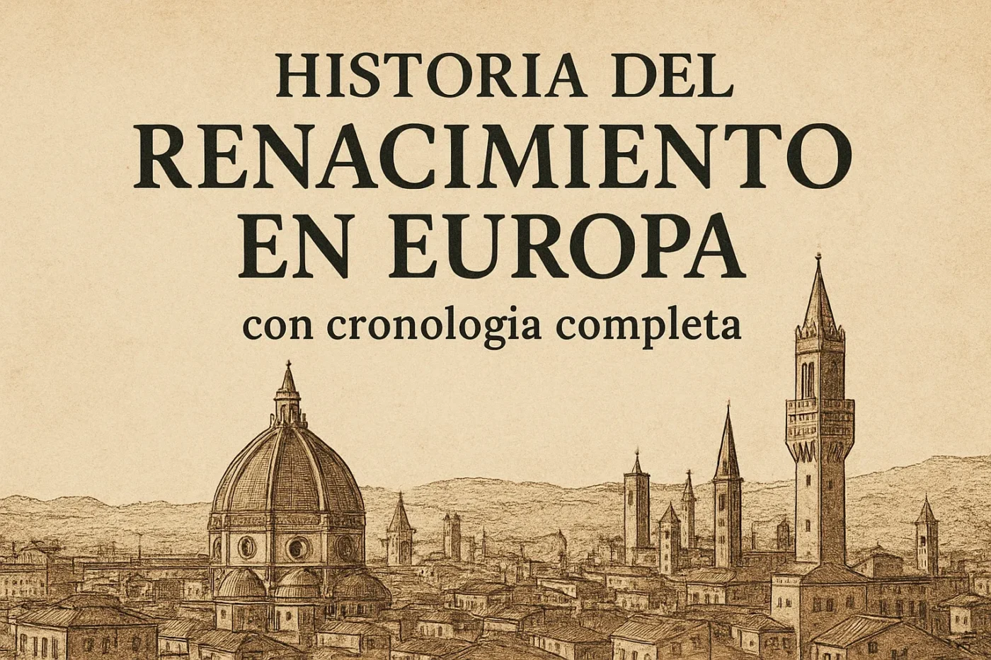 historia del Renacimiento en Europa con cronología completa