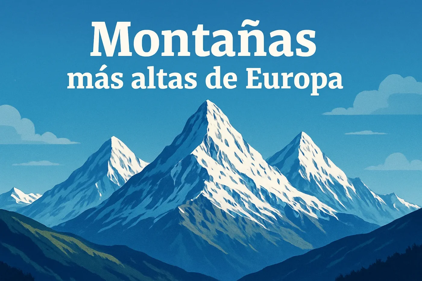 montañas más altas de Europa para secundaria