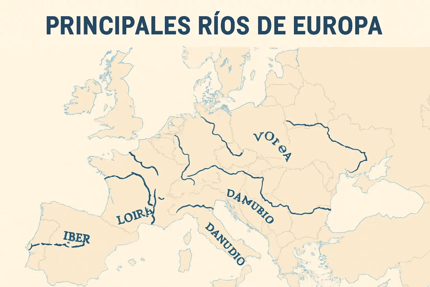 principales ríos de Europa con datos actualizados