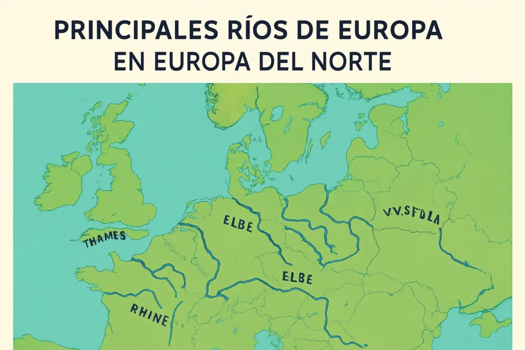 principales ríos de Europa en Europa del Norte