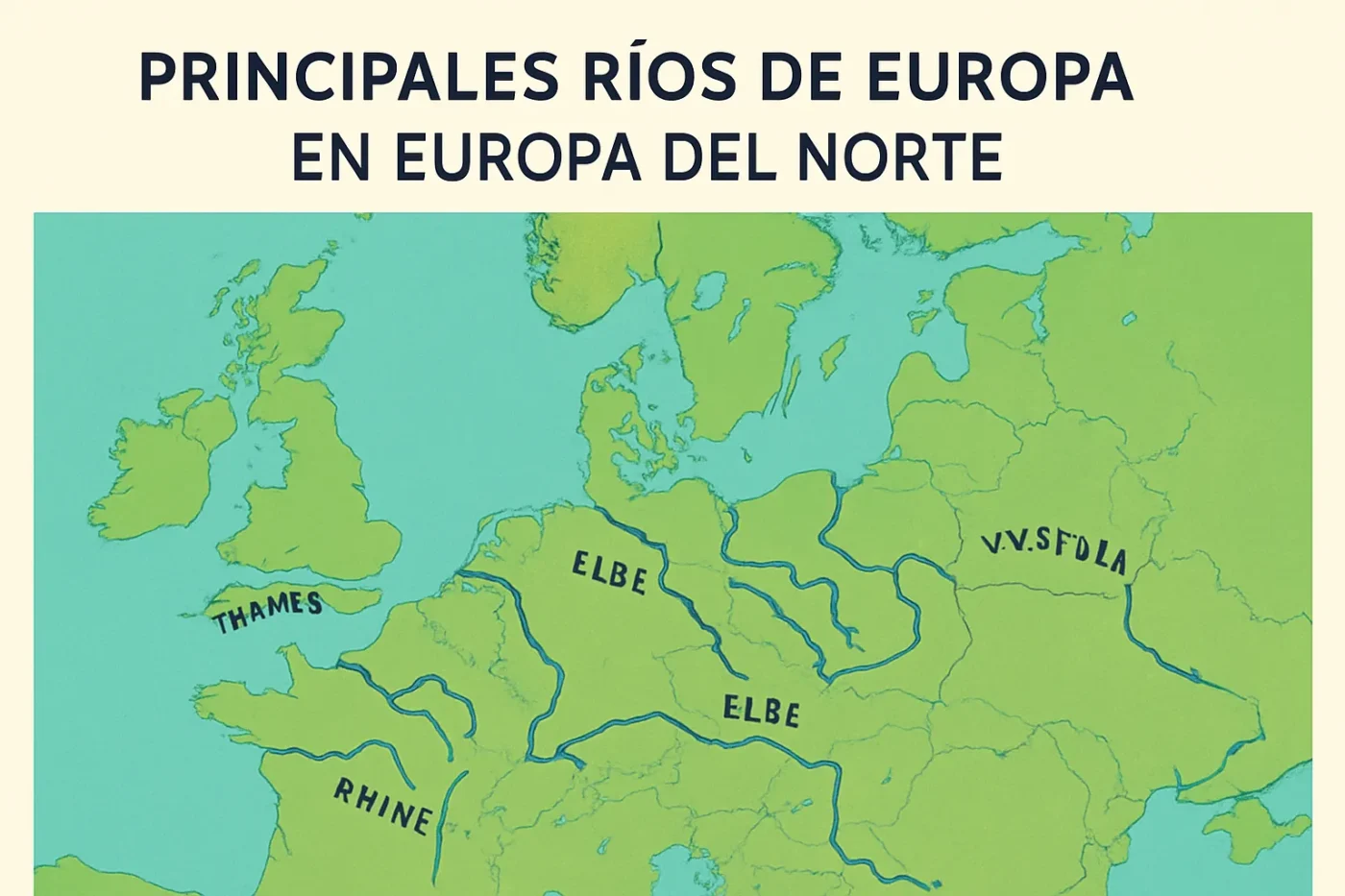 principales ríos de Europa en Europa del Norte