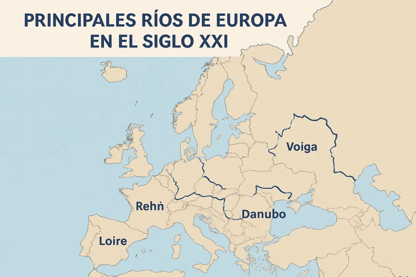principales ríos de Europa en el siglo XXI