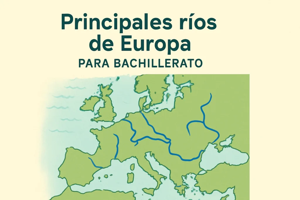 principales ríos de Europa para bachillerato