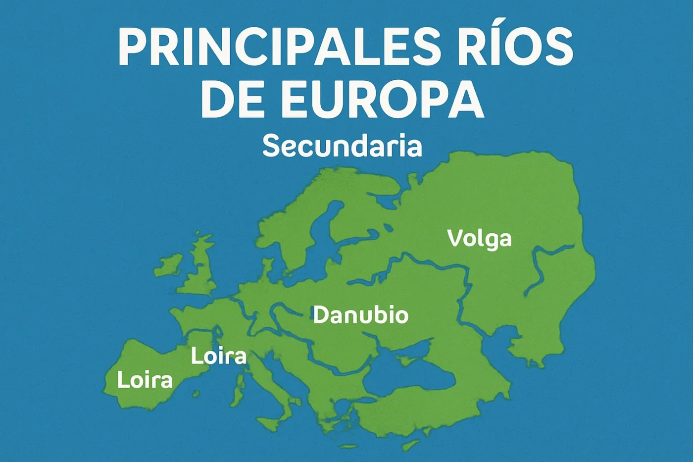 principales-rios-de-Europa-para-secundaria - Europa News 24h principales ríos de Europa para secundaria