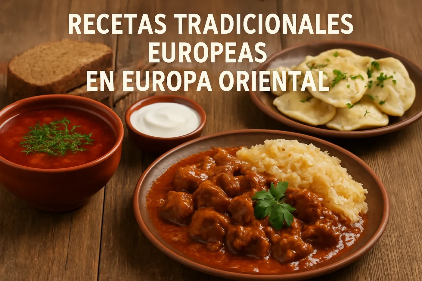 recetas tradicionales europeas en Europa Oriental