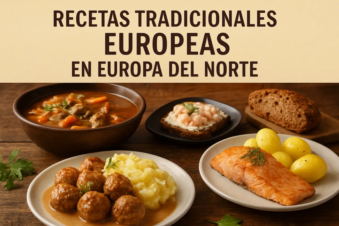 recetas tradicionales europeas en Europa del Norte