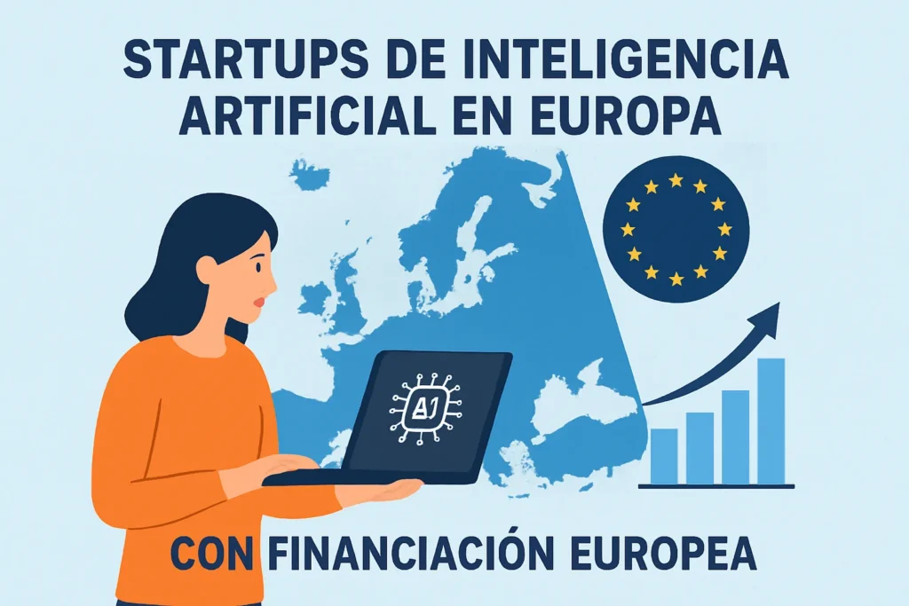 startups de inteligencia artificial en Europa con financiación europea