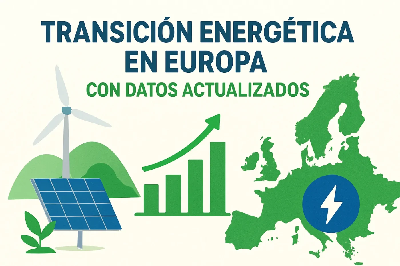 transición energética en Europa con datos actualizados