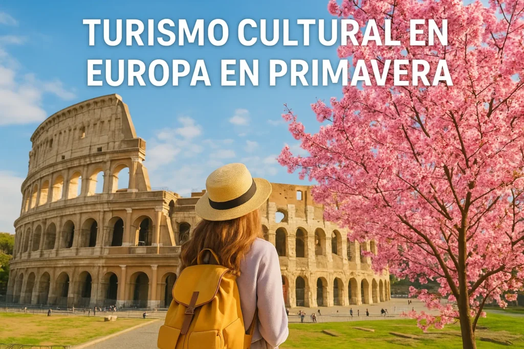 turismo cultural en Europa en primavera