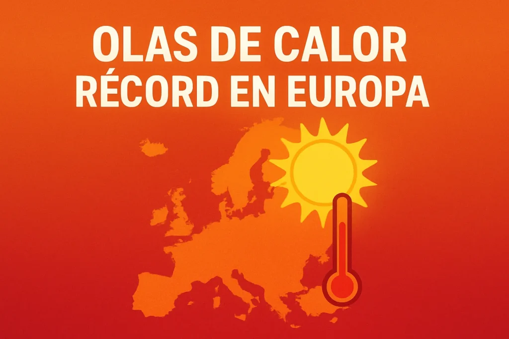Olas de calor récord en Europa