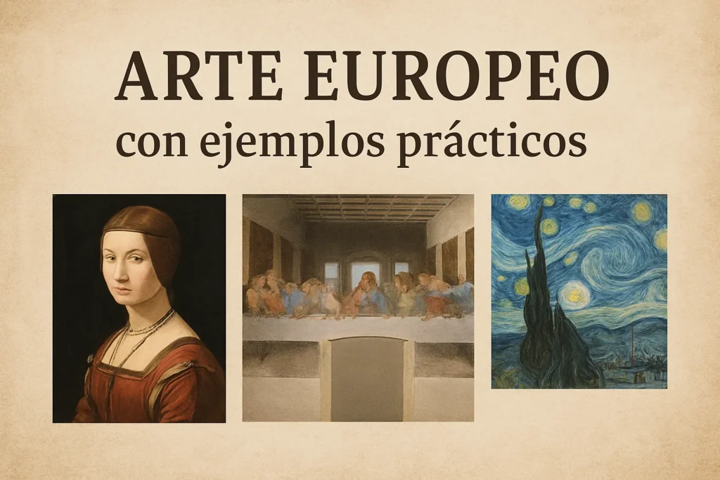 arte europeo con ejemplos prácticos