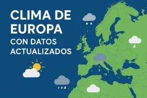 clima de Europa con datos actualizados