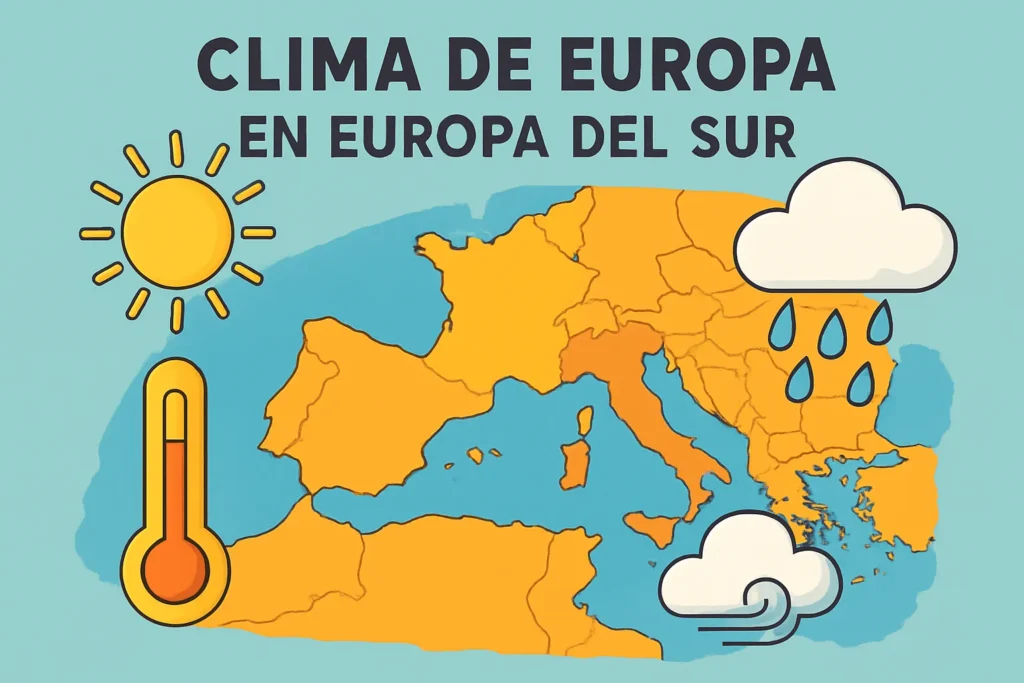clima de Europa en Europa del Sur