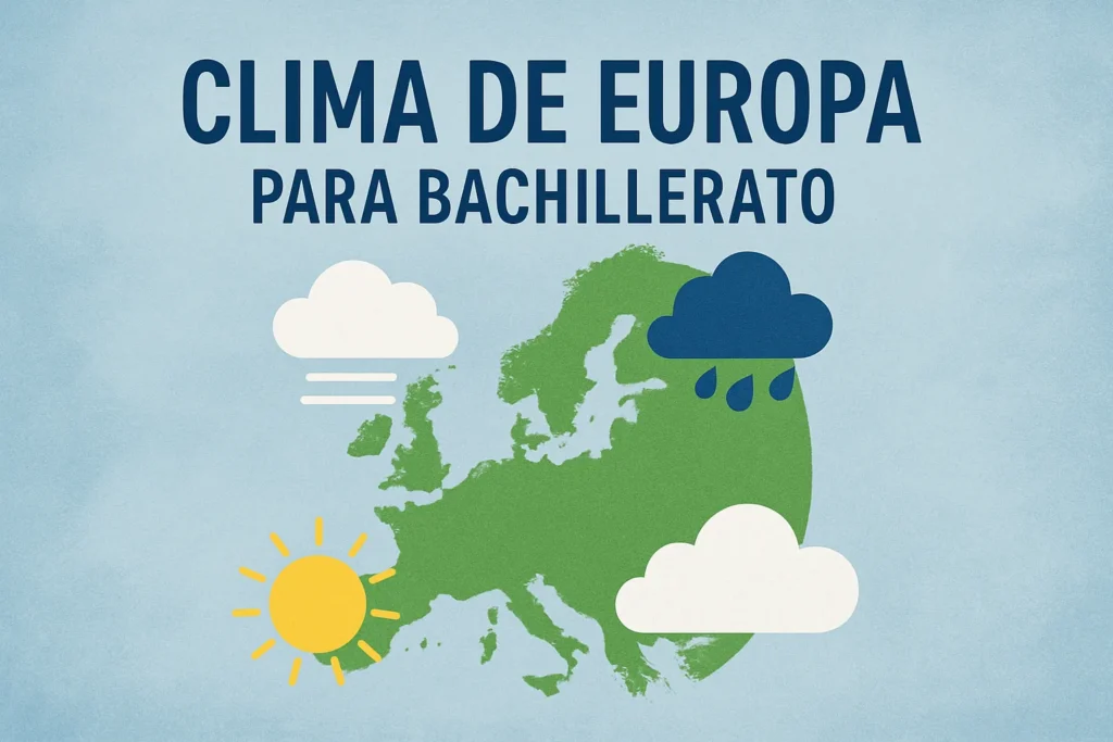 clima de Europa para bachillerato