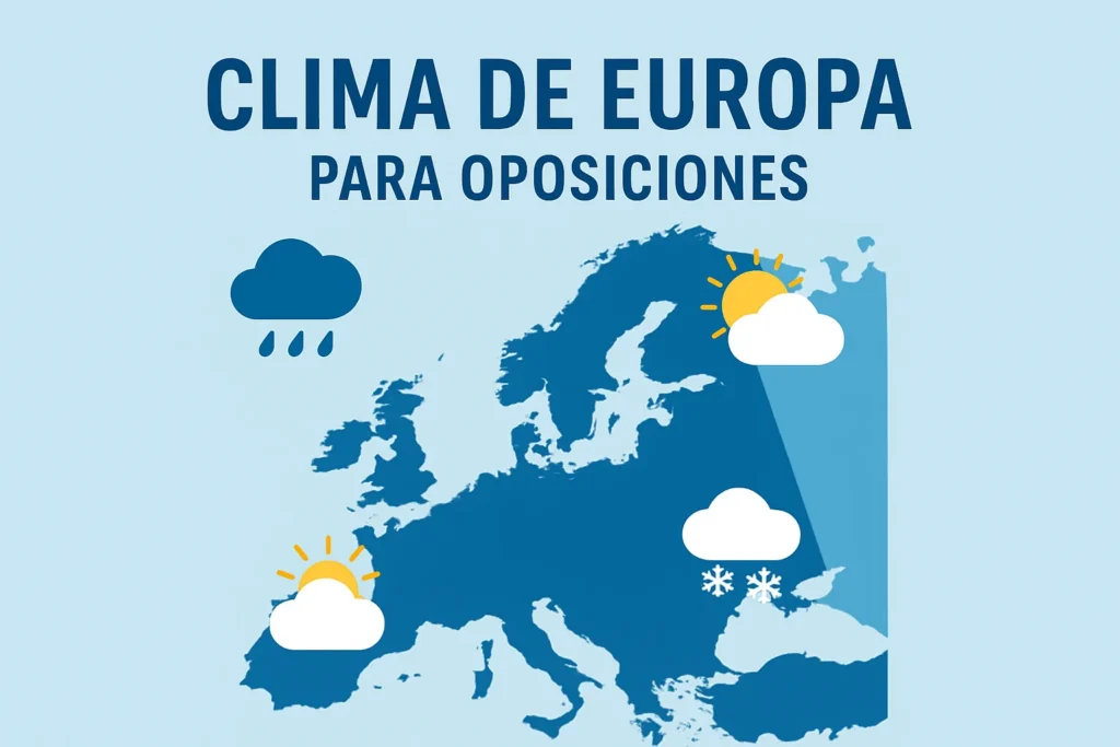 clima de Europa para oposiciones