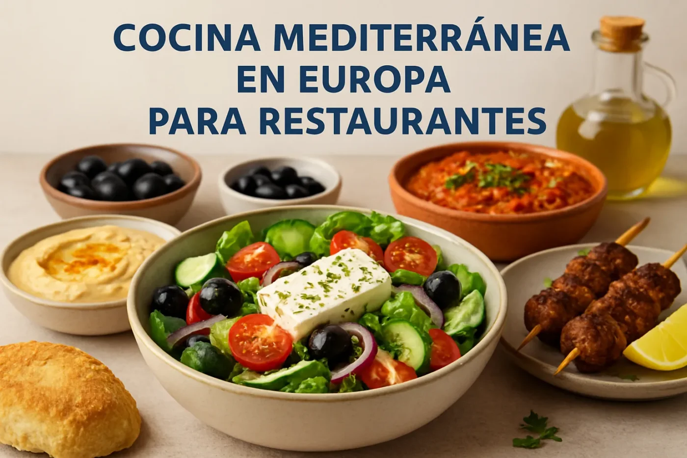 cocina mediterránea en Europa para restaurantes