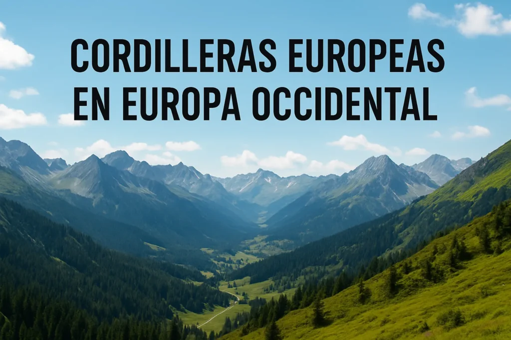 cordilleras europeas en Europa Occidental